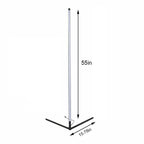 Lampadaire d'angle minimaliste LED en métal RGB 55