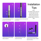 Lampadaire d'angle minimaliste LED en métal RGB 55