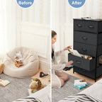 Commode verticale à 6 tiroirs de rangement par Crestlive Products