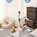 Commode verticale à 6 tiroirs de rangement par Crestlive Products