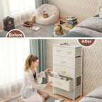 Commode verticale à 6 tiroirs de rangement par Crestlive Products