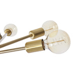 Plafonnier semi-encastré Sputnik moderne en métal léger de 60 cm (23,62 po)