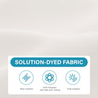 Parasol rectangulaire de terrasse 2,4 x 3 m avec manivelle et inclinaison, résistant aux UV