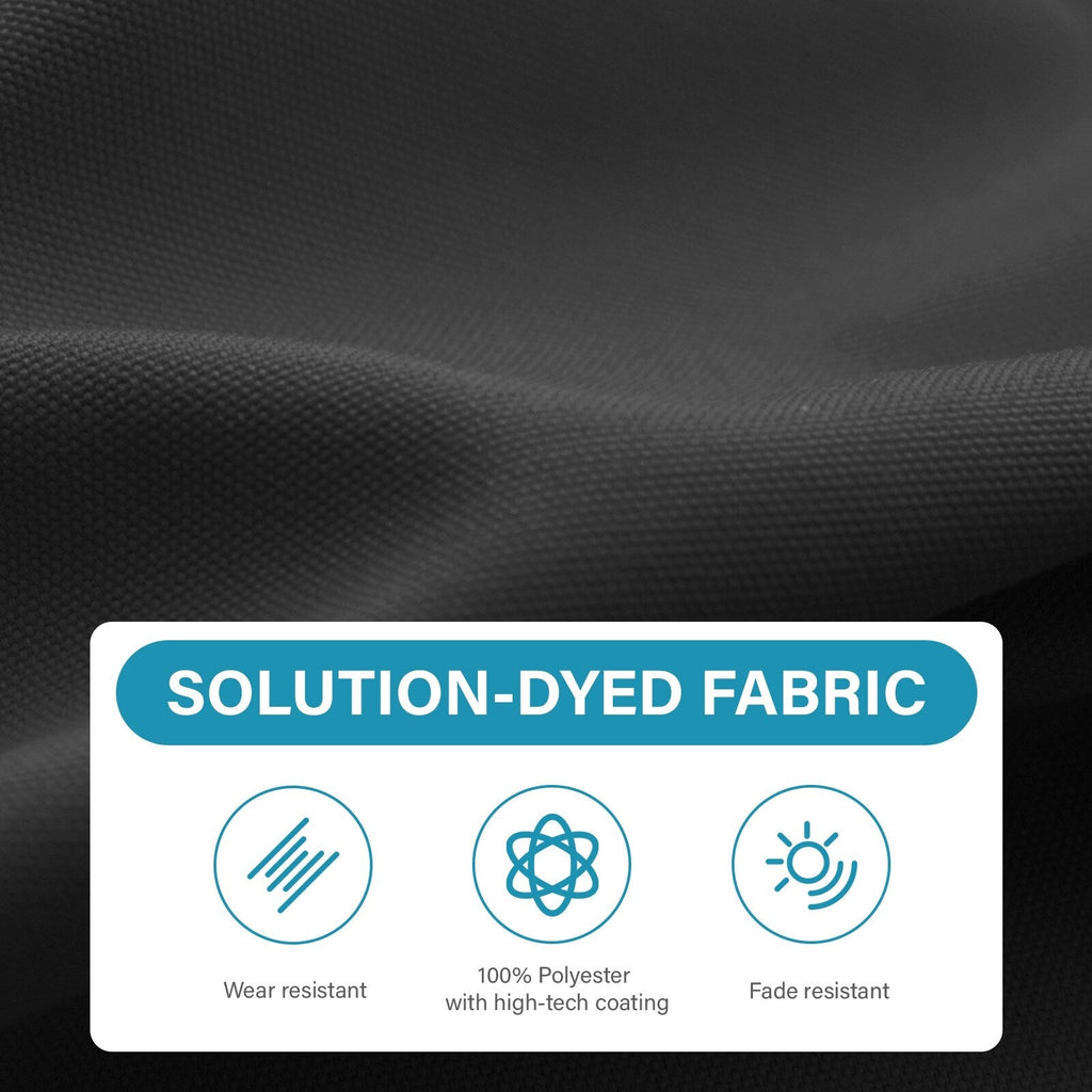 Parasol rectangulaire de terrasse 2,4 x 3 m avec manivelle et inclinaison, résistant aux UV