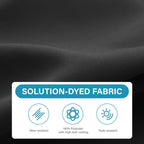 Parasol rectangulaire de terrasse 2,4 x 3 m avec manivelle et inclinaison, résistant aux UV