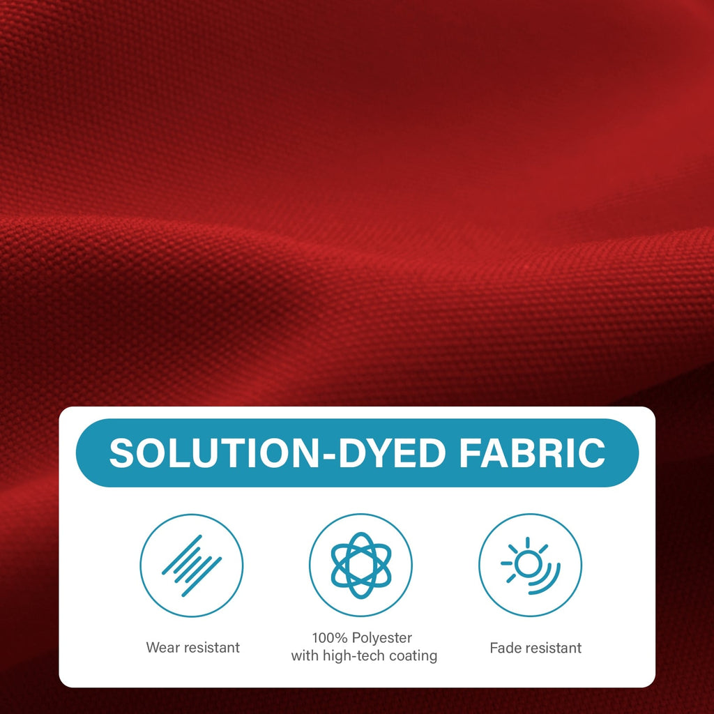 Parasol rectangulaire de terrasse 2,4 x 3 m avec manivelle et inclinaison, résistant aux UV