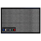 Tapis de porte A1HC neuf, durable et polyvalent, en caoutchouc polypropylène, pour usage intérieur et extérieur, toutes saisons.