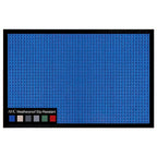 Tapis de porte A1HC neuf, durable et polyvalent, en caoutchouc polypropylène, pour usage intérieur et extérieur, toutes saisons.