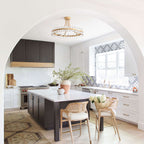 Plafonnier semi-encastré en cristal Elvira à 8 lumières, forme de roue de chariot