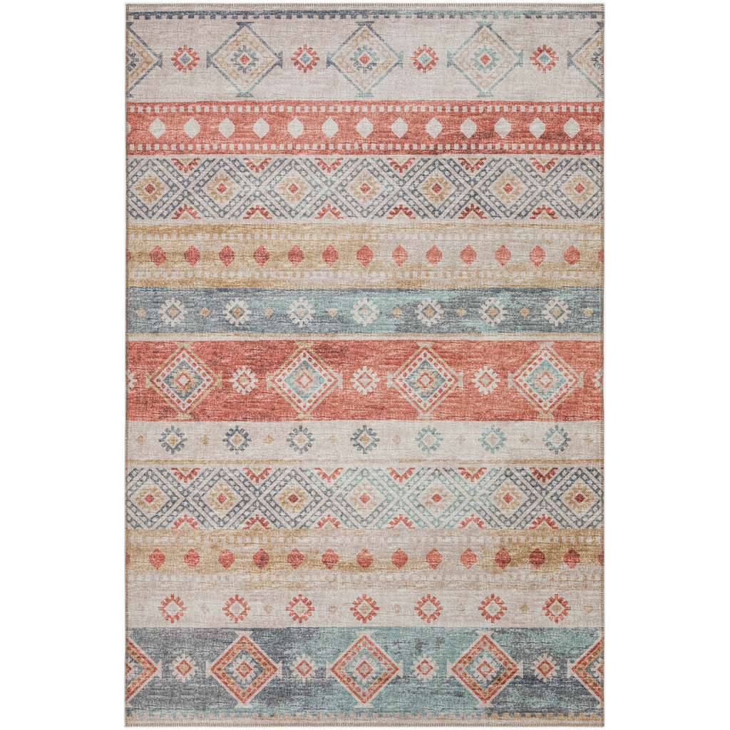 Tapis lavable Addison d'intérieur/extérieur Yuma style bohème sud-ouest