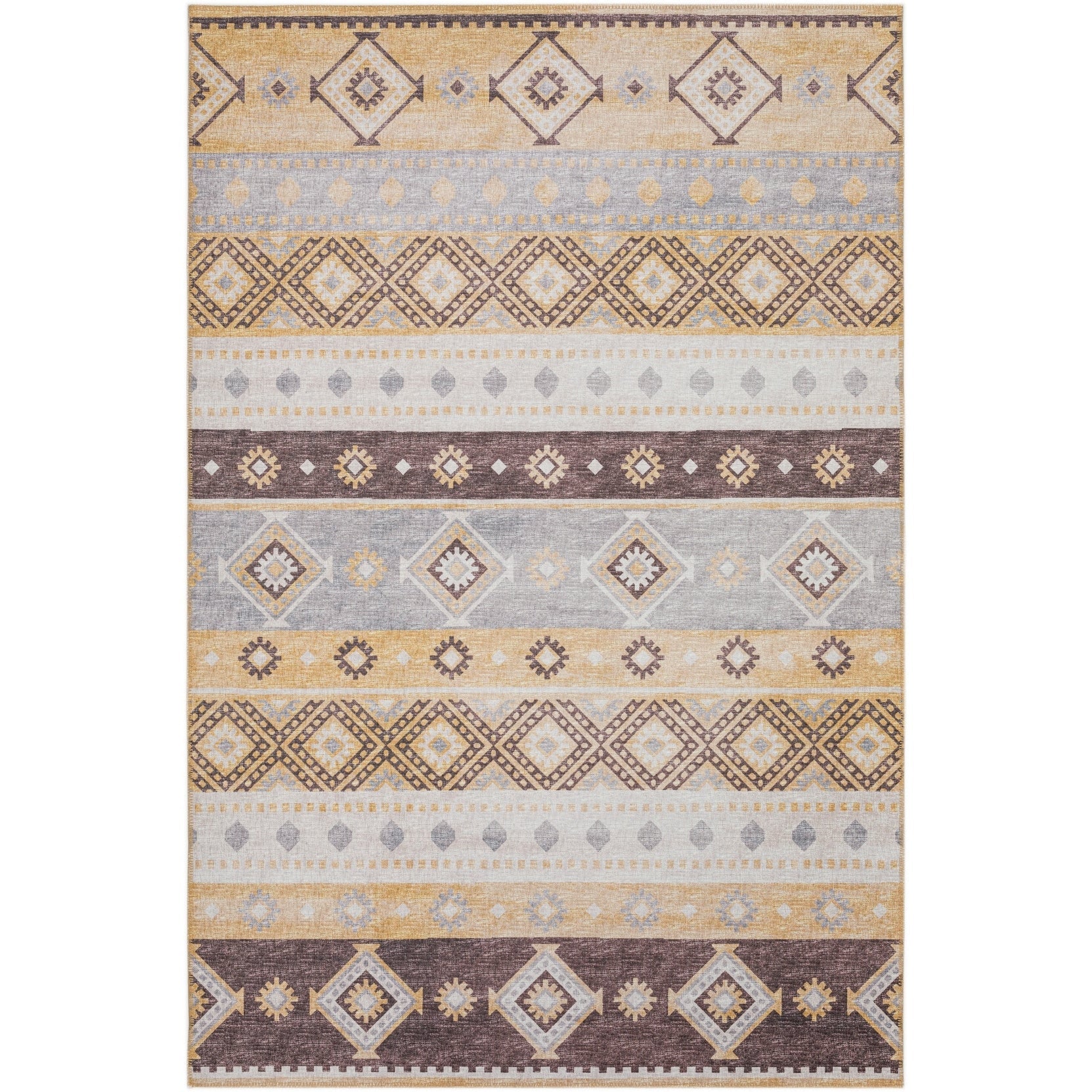 Tapis lavable Addison d'intérieur/extérieur Yuma style bohème sud-ouest
