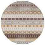 Tapis lavable Addison d'intérieur/extérieur Yuma style bohème sud-ouest