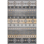 Tapis lavable Addison d'intérieur/extérieur Yuma style bohème sud-ouest