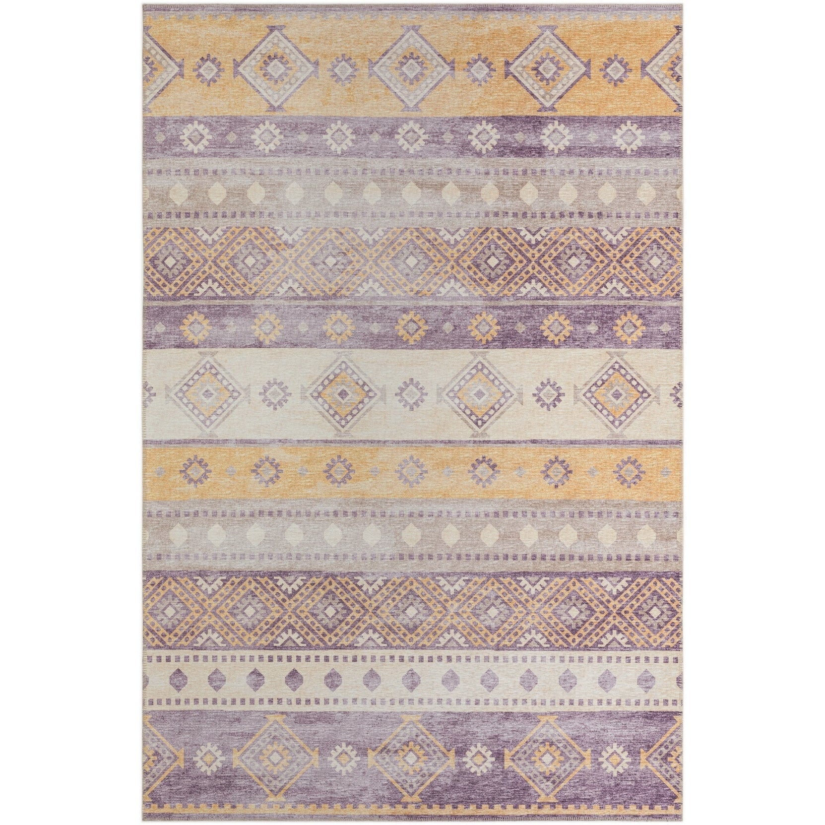 Tapis lavable Addison d'intérieur/extérieur Yuma style bohème sud-ouest