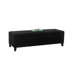 Banc ottoman de rangement en cuir reconstitué Adeco 50