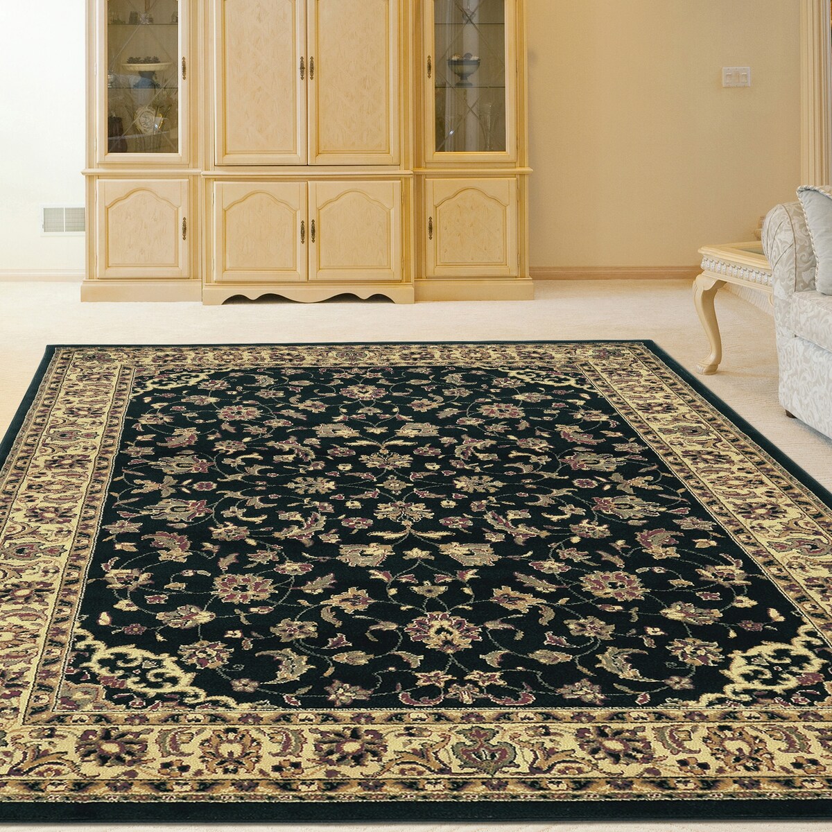 Tapis Admire Home Living Caroline à motif floral traditionnel Sarouk