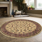 Tapis Admire Home Living Caroline à motif floral traditionnel Sarouk