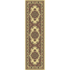 Tapis de sol Admire Home Living Caroline à médaillon traditionnel