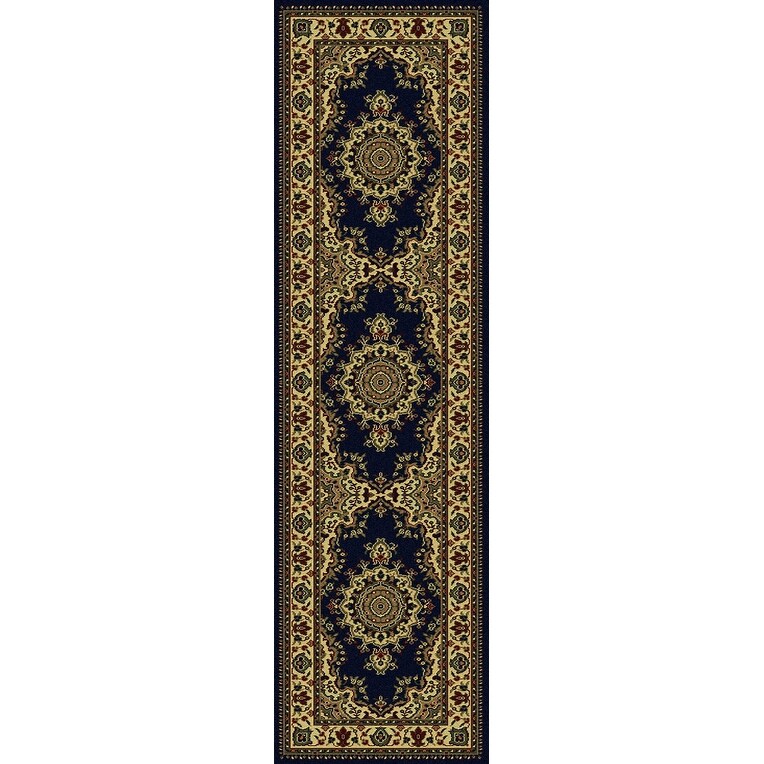Tapis de sol Admire Home Living Caroline à médaillon traditionnel