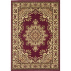 Tapis de sol Admire Home Living Caroline à médaillon traditionnel