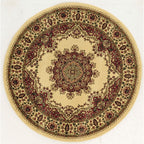 Tapis de sol Admire Home Living Caroline à médaillon traditionnel