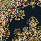 Tapis de sol Admire Home Living Caroline à médaillon traditionnel