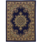 Tapis de sol Admire Home Living Caroline à médaillon traditionnel