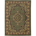 Tapis de sol Admire Home Living Caroline à médaillon traditionnel