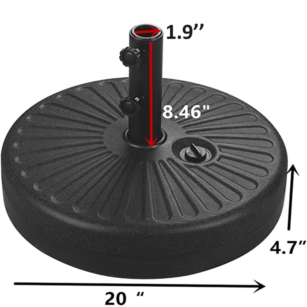 Parasol de terrasse Ainfox de 3 m avec éclairage, parasol solaire d'extérieur sans pied