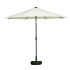 Parasol de terrasse Ainfox de 3 m avec éclairage, parasol solaire d'extérieur sans pied