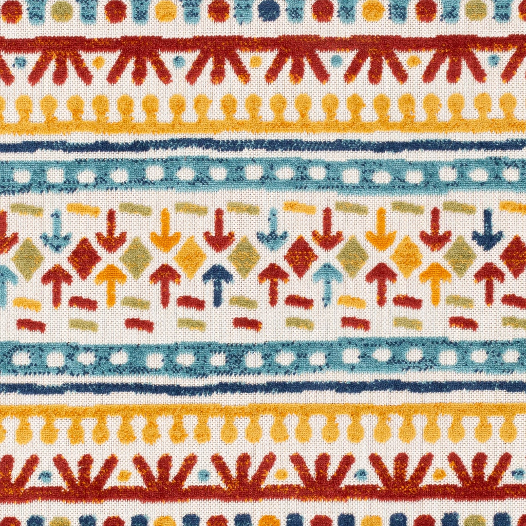 Tapis d'intérieur/extérieur Livabliss Aldine Vibrant Boho