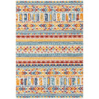 Tapis d'intérieur/extérieur Livabliss Aldine Vibrant Boho