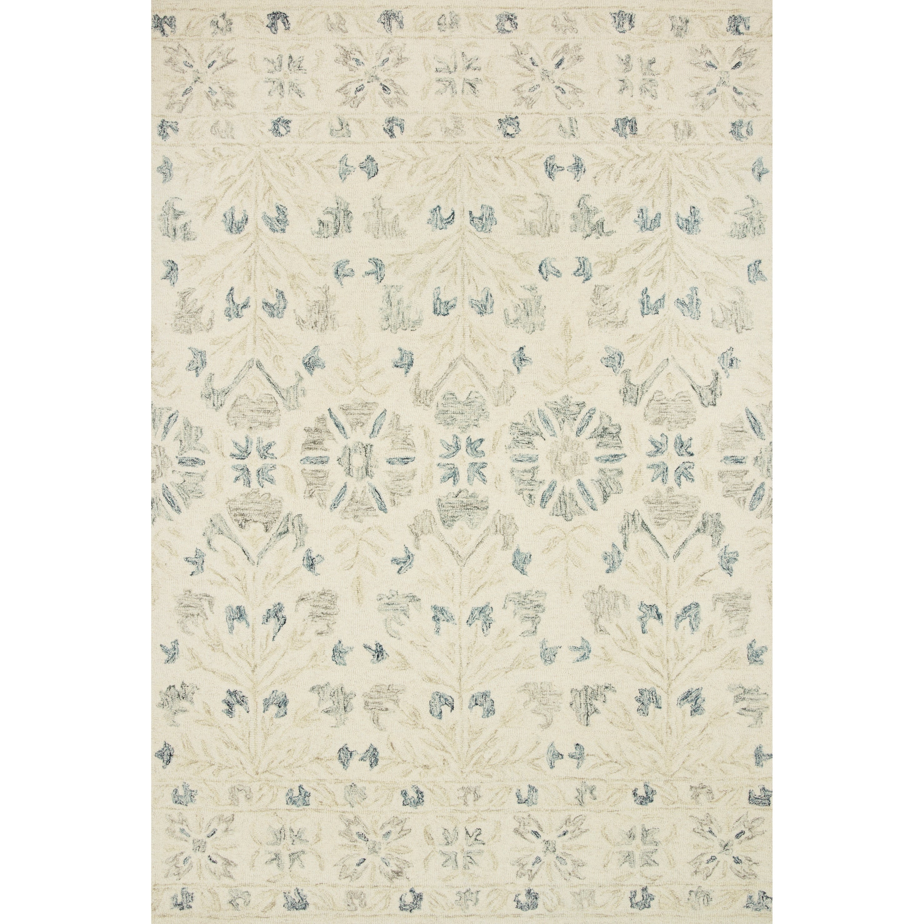 Tapis en laine noué à la main Alexander Home Annabelle Farmhouse