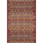 Tapis d'intérieur/extérieur Alexander Home Armanda à motif tribal moderne
