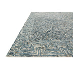 Tapis contemporain Alexander Home Aspen Denim Wool tufté à la main