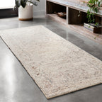 Tapis contemporain en laine Alexander Home Aspen Neutral, tufté à la main