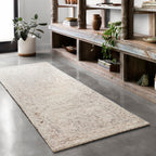 Tapis contemporain en laine Alexander Home Aspen Neutral, tufté à la main