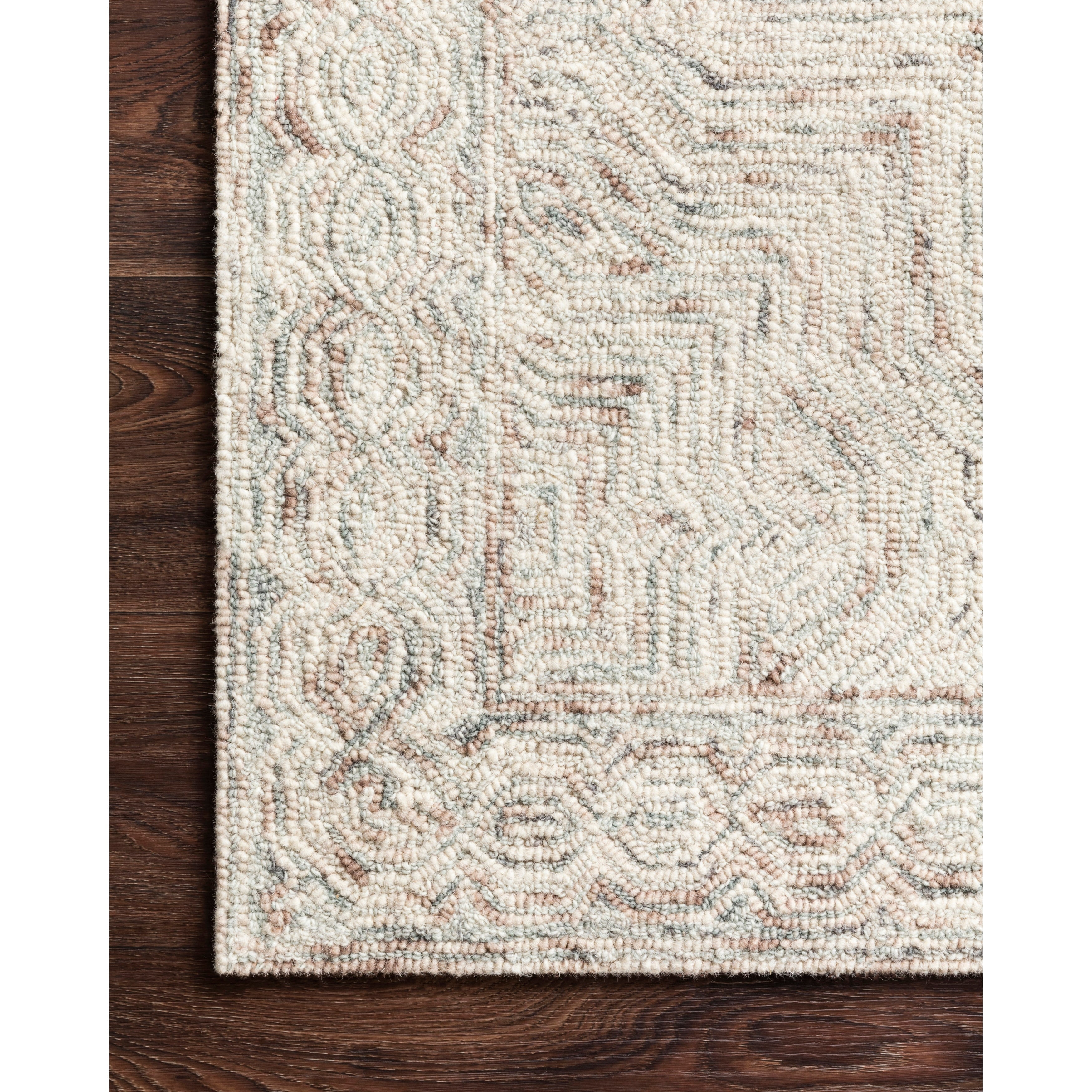 Tapis contemporain en laine Alexander Home Aspen Neutral, tufté à la main