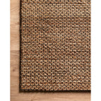 Tapis en jute tissé à la main Alexander Home Emily, style ferme moderne