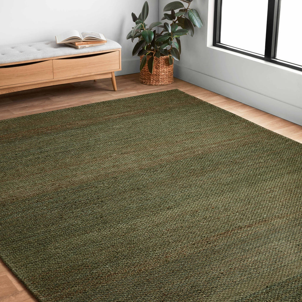 Tapis en jute tissé à la main Alexander Home Emily, style ferme moderne