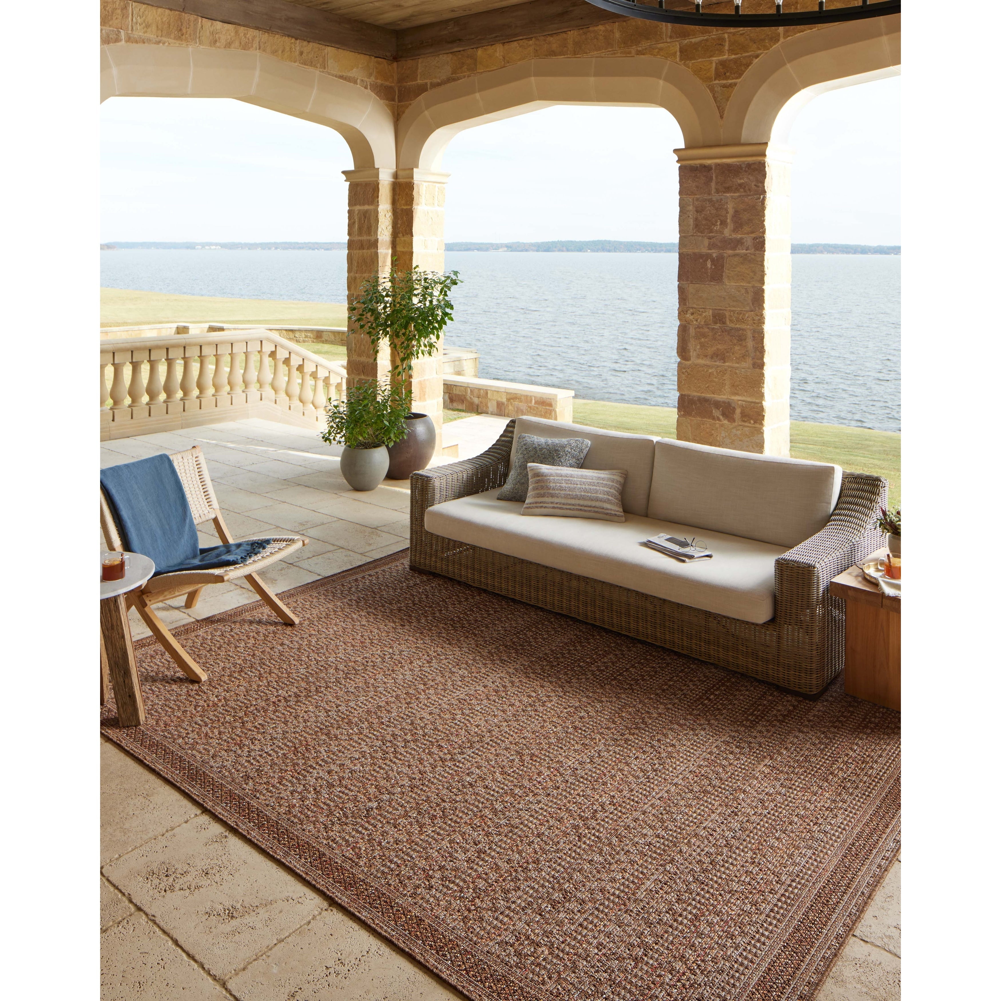 Tapis d'intérieur/extérieur Alexander Home Hampton Natural
