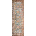 Tapis Alexander Home Isabelle Boho Vintage à motif botanique
