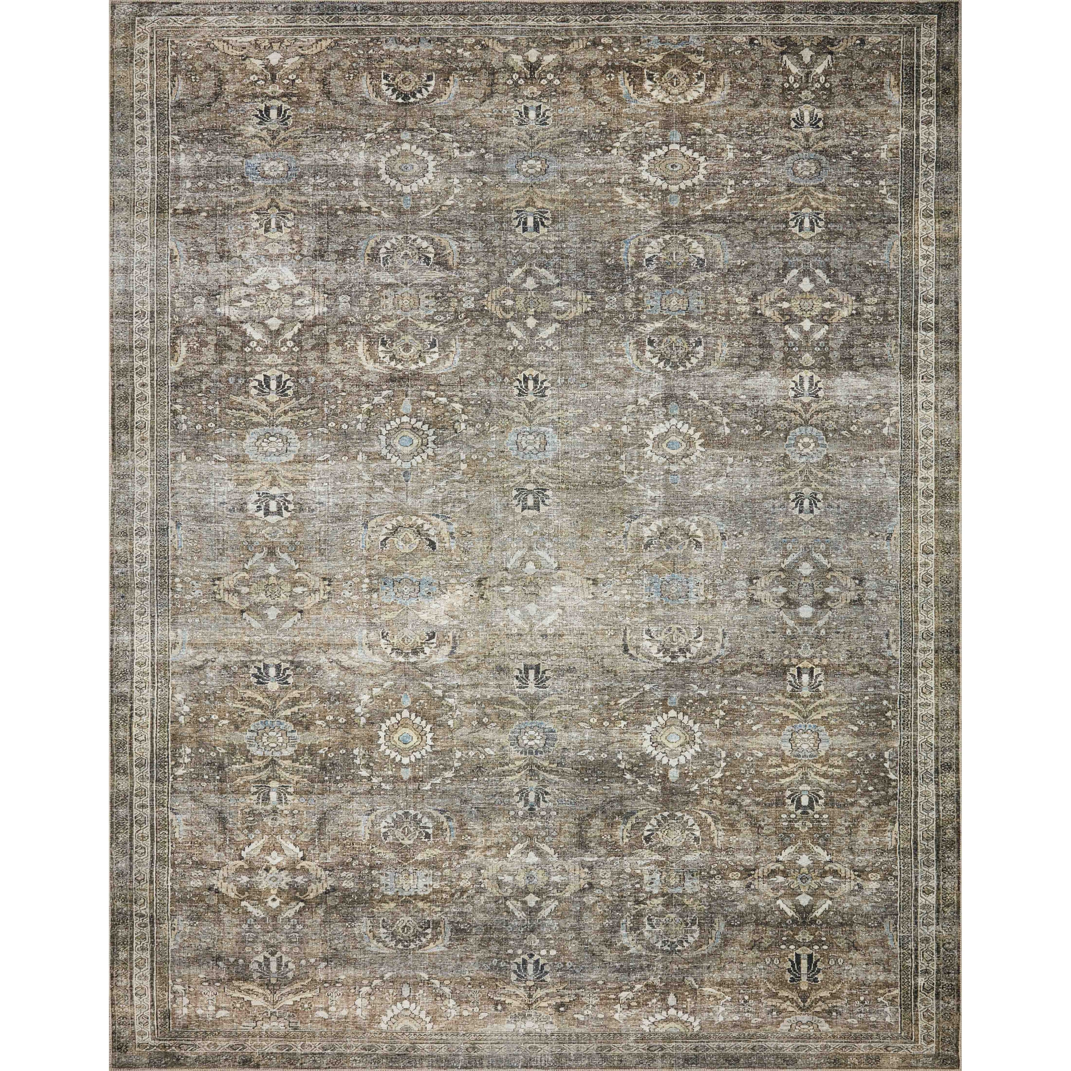 Tapis imprimé vintage Isabelle style shabby chic d'Alexander Home