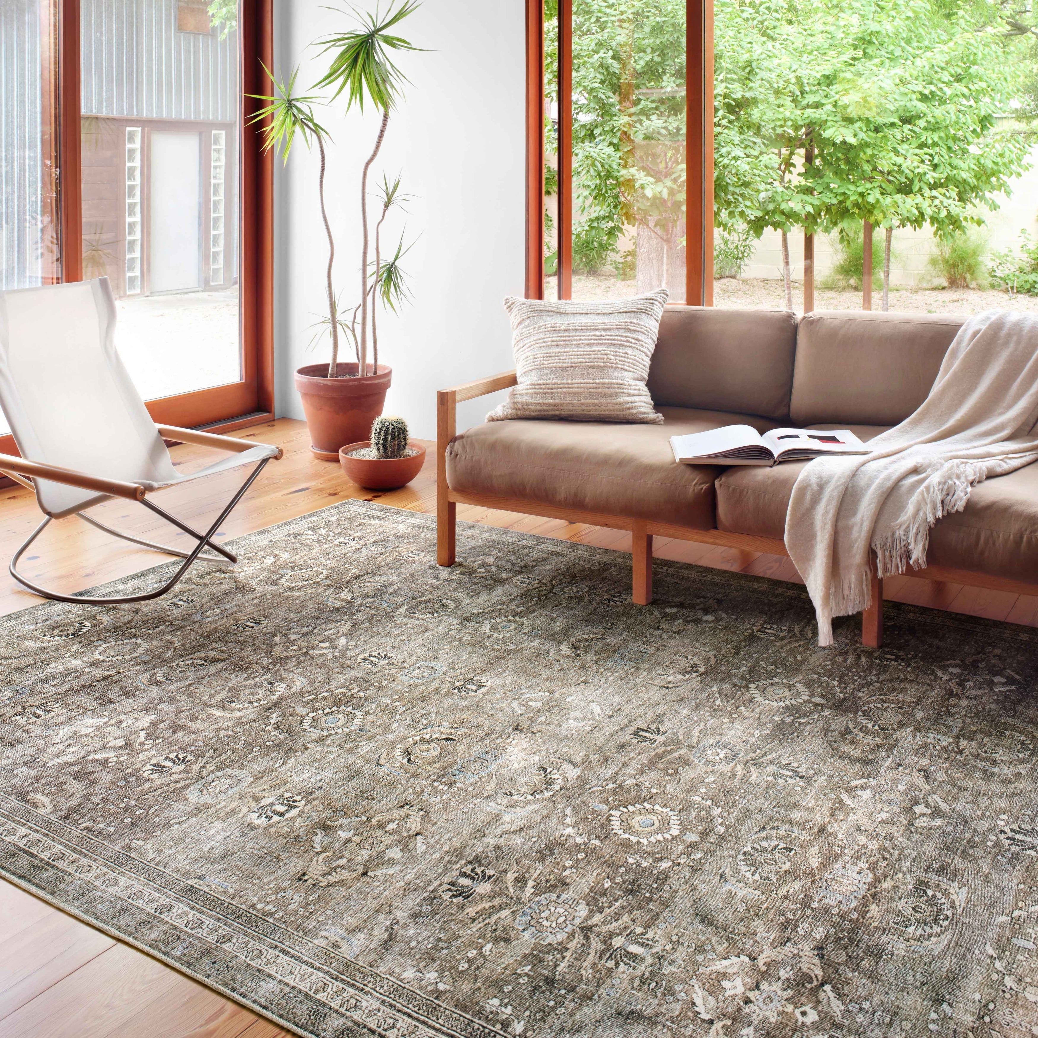 Tapis imprimé vintage Isabelle style shabby chic d'Alexander Home