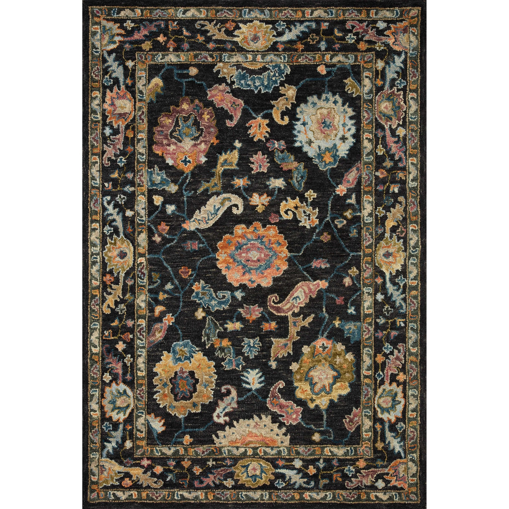 Tapis Alexander Home Megan Floral en laine 100 % tissé à la main