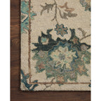 Tapis Alexander Home Megan Floral en laine 100 % tissé à la main