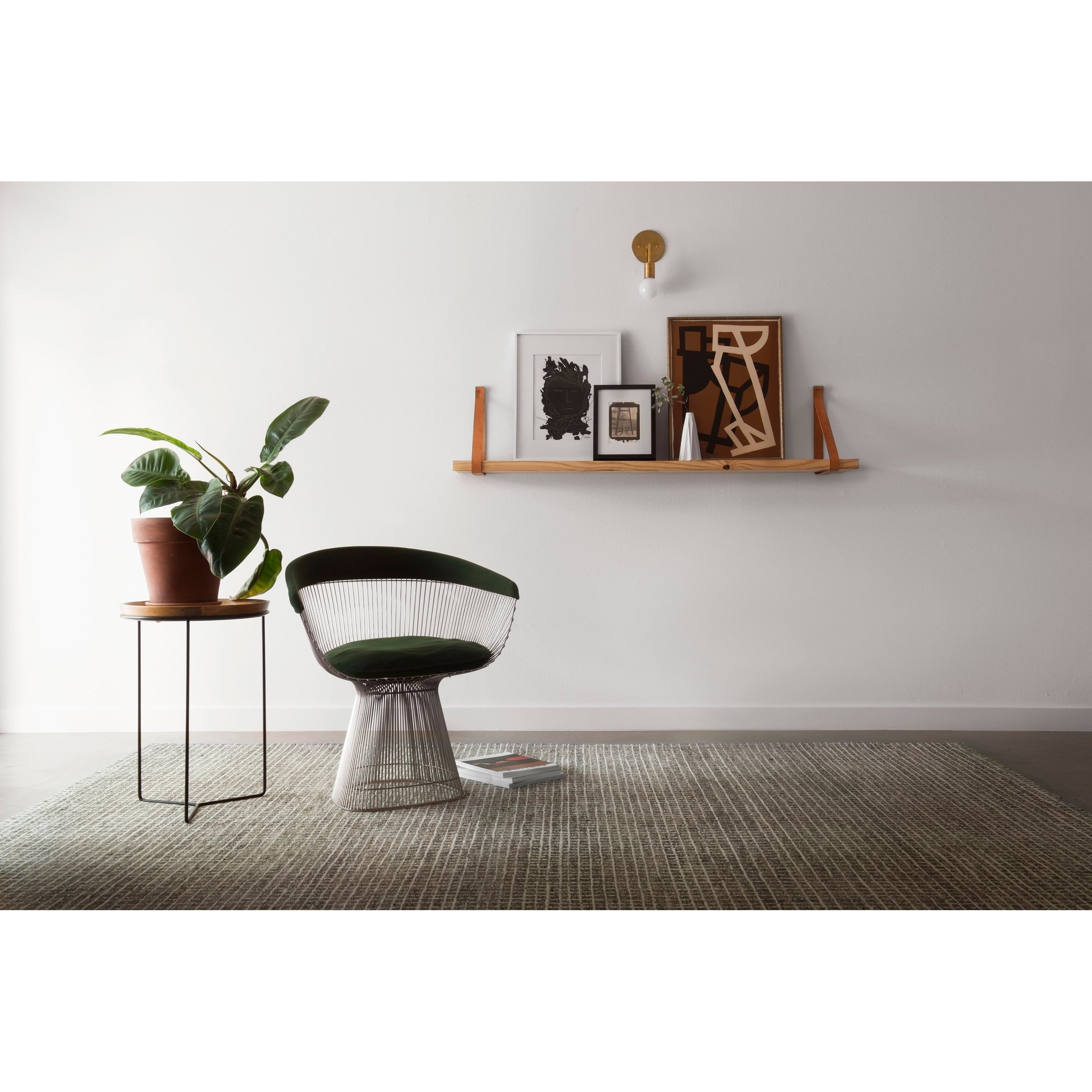 Tapis en laine Alexander Home Mosaic Farmhouse fait main