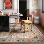 Tapis vintage imprimé botanique Alexander Home Sophia