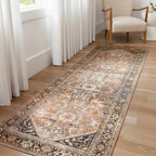 Tapis vintage imprimé botanique Alexander Home Sophia