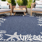 Tapis d'intérieur/extérieur Exo Coastal Graphic Print